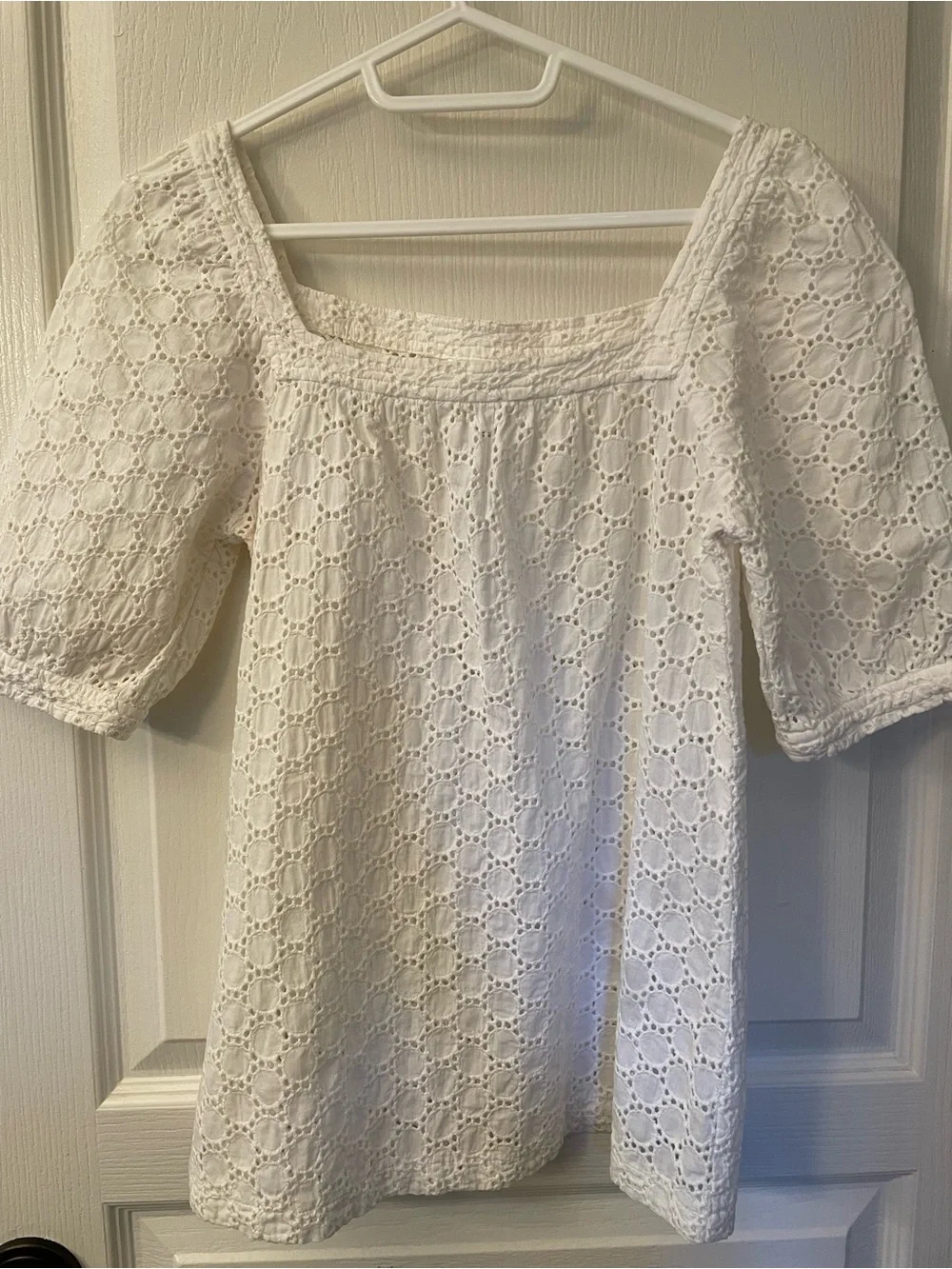 LOFT white cotton